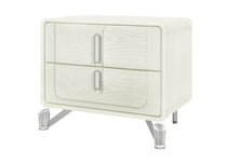 Load image into Gallery viewer, LYRA BEIGE NIGHTSTAND WITH USB
