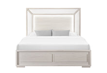 Load image into Gallery viewer, CLARA BEIGE QUEEN BED WITH LED
