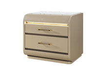 Load image into Gallery viewer, GENESIS GOLD NIGHTSTAND WITH LED

