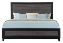 Load image into Gallery viewer, LISBON GREY/BLACK KING BED, DRESSER, MIRROR AND NIGHTSTAND
