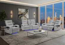 Load image into Gallery viewer, U6611 GREY 15 PWR REC SOFA/PWR CONSOLE REC LOVESEAT/POWER RECLINER
