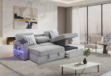 Load image into Gallery viewer, U0214 GREY SOFA BED
