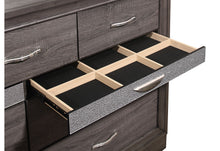 Load image into Gallery viewer, SEVILLE GREY QUEEN BED DRESSER MIRROR NIGHTSTAND
