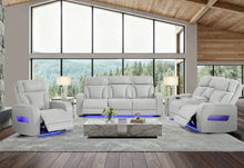 Load image into Gallery viewer, U8611 BLANCHE SILVER P2 PWR REC SOFA/PWR CON REC LOVESEAT/PWR REC
