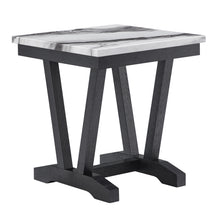 Load image into Gallery viewer, T1319 BLK/WHT END TABLE
