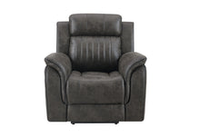 Load image into Gallery viewer, U8517 GREY RECLINING SOFA/CONSOLE RECLINING LOVESEAT/GLIDER RECLINER
