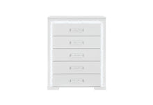 Load image into Gallery viewer, NAOMI SILVER MARBLE CHEST WITH LED
