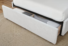 Load image into Gallery viewer, SADIE BEIGE QUEEN BED WITH STORAGE
