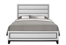Load image into Gallery viewer, KATE WHITE QUEEN BED, DRESSER, MIRROR, NIGHTSTAND
