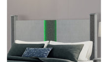 Load image into Gallery viewer, LOGAN SILVER QUEEN BED, DRESSER, MIRROR AND NIGHTSTAND
