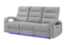 Load image into Gallery viewer, U6611 GREY 15 POWER RECLINING SOFA WITH LED
