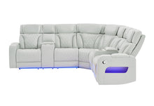 Load image into Gallery viewer, U8611 BLANCHE SILVER SECTIONAL WITH LED
