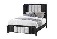 Load image into Gallery viewer, BECKETT WHITE/BLACK QUEEN BED
