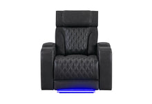 Load image into Gallery viewer, U8611 BLANCHE CHARCOAL POWER RECLINER WITH POWER HEADREST AND LED
