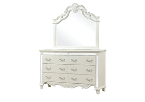 Galaxy Home Milan Mirror in White