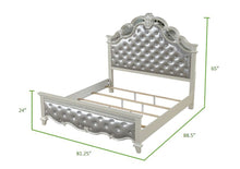 Load image into Gallery viewer, Galaxy Home Milan King Bed in White
