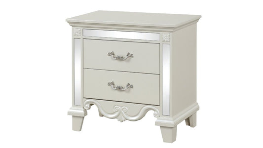 Galaxy Home Milan Nightstand in White
