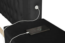 Load image into Gallery viewer, Galaxy Home Monica King Bed in Black image
