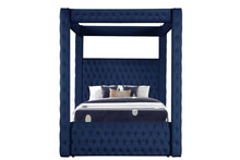 Load image into Gallery viewer, Galaxy Home Monica King Bed in Navy
