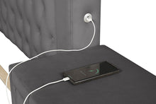 Load image into Gallery viewer, Galaxy Home Monica King Bed in Gray
