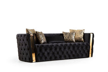 Load image into Gallery viewer, Galaxy Home Naomi Sofa in Black
