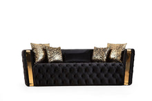 Load image into Gallery viewer, Galaxy Home Naomi Sofa in Black image
