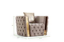 Load image into Gallery viewer, Galaxy Home Naomi Chair in Taupe
