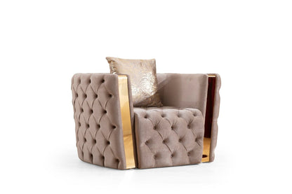 Galaxy Home Naomi Chair in Taupe