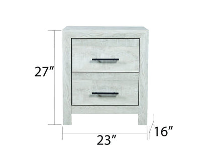Galaxy Home Denver Nightstand Rustic Oak
