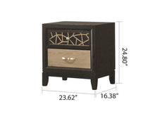 Load image into Gallery viewer, Galaxy Home Selena Nightstand Black - Ego Home Furniture
