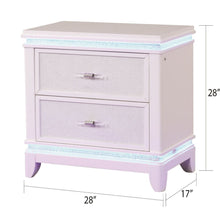Load image into Gallery viewer, Galaxy Home Opium Nightstand White - Ego Home Furniture
