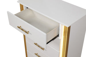 Galaxy Home Obsession Chest in White - Ego Home Furniture