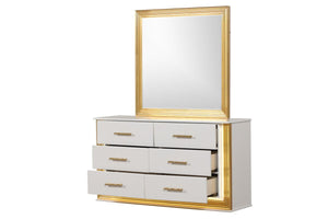 Galaxy Home Obsession Dresser in White - Ego Home Furniture