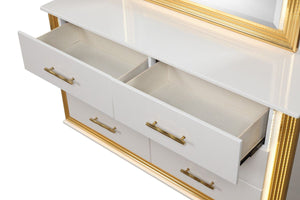 Galaxy Home Obsession Dresser in White - Ego Home Furniture