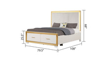 Load image into Gallery viewer, Galaxy Home Obsession King Bed in White
