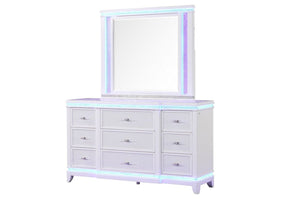Galaxy Home Opium Dresser in White - Ego Home Furniture