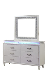 Galaxy Home Passion Dresser in Milky White - Ego Home Furniture