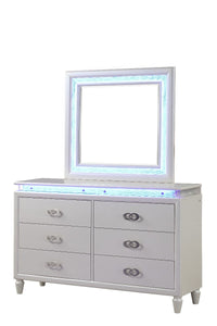 Galaxy Home Passion Dresser in Milky White - Ego Home Furniture