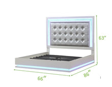 Load image into Gallery viewer, Galaxy Home Passion Queen Bed in Milky White
