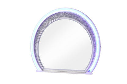 Galaxy Home Perla Mirror in Milky White image