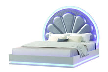 Load image into Gallery viewer, Galaxy Home Perla King Bed in Milky White
