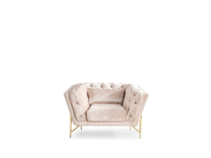Galaxy Home Presley Chair in Beige