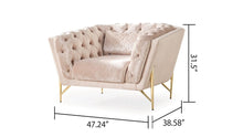 Load image into Gallery viewer, Galaxy Home Presley Chair in Beige
