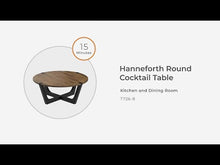 Load and play video in Gallery viewer, Hanneforth - Round Cocktail Table - Brown
