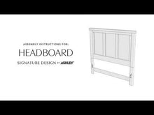 Load and play video in Gallery viewer, Savonport - King Panel Headboard - White / Brown
