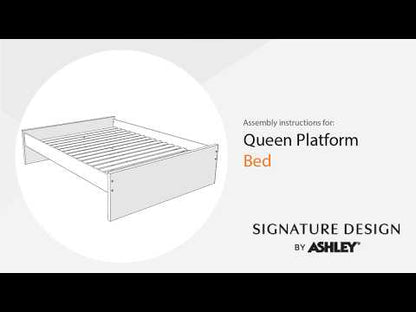 Onita - King Platform Bed Panels - White