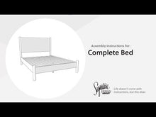 Load and play video in Gallery viewer, Cadmori - King Upholstered Panel Headboard - Two-tone
