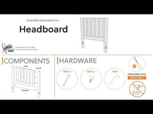 Load and play video in Gallery viewer, Fraluna - Queen Headboard Panel - Charcoal
