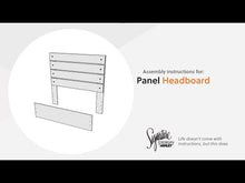 Load and play video in Gallery viewer, Graystorm - Twin Panel Headboard/Footboard - Brown Gray
