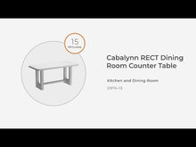 Load and play video in Gallery viewer, Cabalynn - Rectangular Dining Room Table

